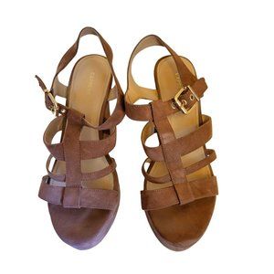 Express Suede Wedges | Women's Size 8 | Tan